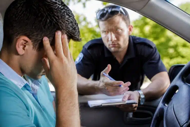 Pisani Onsite blog image reckless driving in Colorado officer issuing ticket for reckless driving in Colorado
